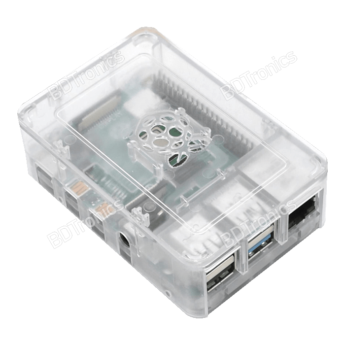 CLEAR ABS PLASTIC CASE FOR RASPBERRY PI B / B+