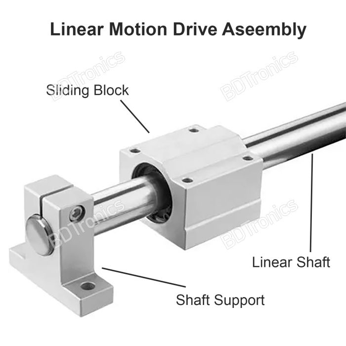 16mm Diameter Linear Shaft Stainless Steel Smooth Rod for 3D