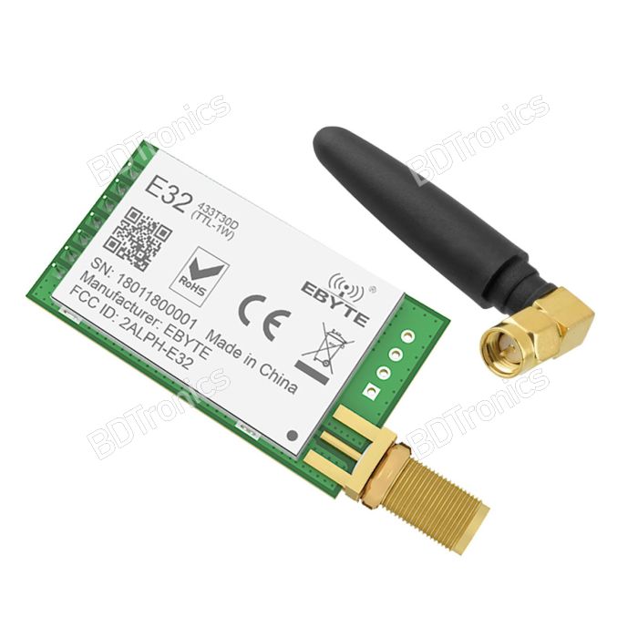 E32-433T30D LoRa 433MHZ SX1278 10KM Wireless Transmitter And Receiver ...