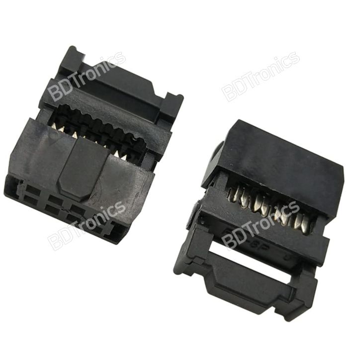 FC-10P Female 2.54mm PITCH 10PIN IDC SOCKET CONNECTORS ISP JTAG