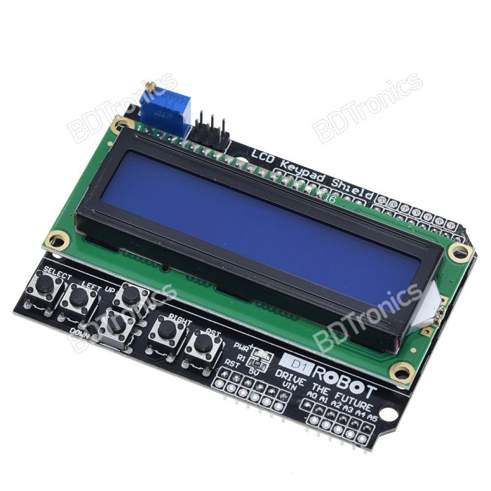 LCD1602 Keypad Shield Module Display For Arduino UNO In Bangladesh