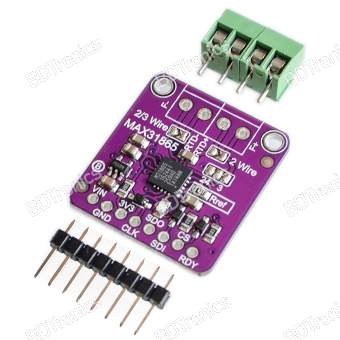 MAX31865 Platinum PT100 RTD Temperature Sensor Amplifier Module