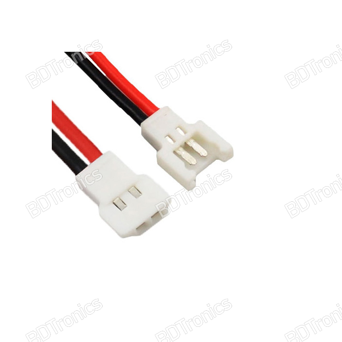 2Pin Molex MX 2.0mm Pitch Male and Female Connector Plug With Silicon Cable 6cm 60mm