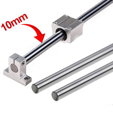 10mm Linear Shaft Stainless Steel Smooth Rod for 3D Printer CNC Machine in BD, Bangladesh by BDTronics