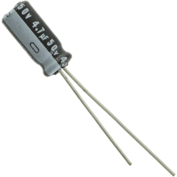 4.7uF 50V Radial Electrolytic Capacitor in BD, Bangladesh by BDTronics