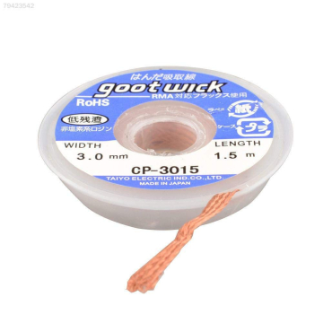 GOOT Desoldering Wick Braid Solder Remover 3mm Width 1.5M Length (High Quality) in BD, Bangladesh by BDTronics