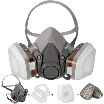 3M 620P Reusable Half Face Mask Respirator Facepiece with 6001CN Filter in BD, Bangladesh by BDTronics