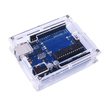 Acrylic Case for Arduino UNO R3 with Sticker and Instructions (Good Quality) in BD, Bangladesh by BDTronics