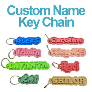 Custom Key Chain with Your Name (3D Printed) in BD, Bangladesh by BDTronics