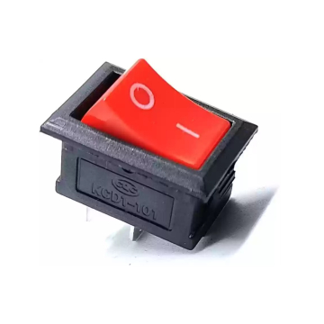 Rocker Switch KCD1-101 On / Off Switch Red in BD, Bangladesh by BDTronics