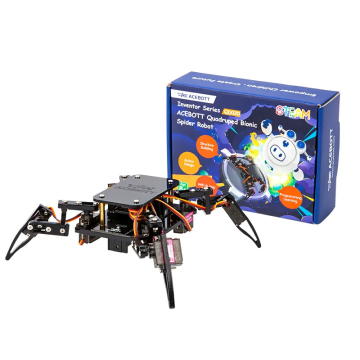 ACEBOTT Quadruped Bionic Spider Robot Kit Smartphone BT Controlled in BD, Bangladesh by BDTronics