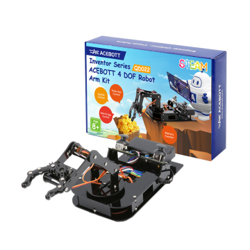 ACEBOTT Programmable Robot Arm Kit QD022 for Beginners ESP32 Arduino Compatible in BD, Bangladesh by BDTronics