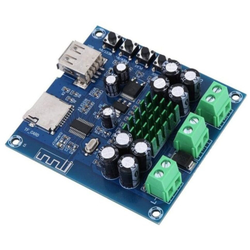 XH-M422 TPA3116D2 Bluetooth Audio Amplifiers Board Integrated Bluetooth U disk TF Player Amp Boards Dual Channels 50W*2 DC12V-24V in BD, Bangladesh by BDTronics