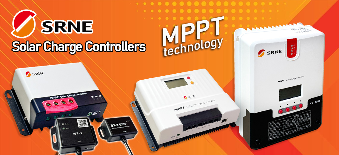 SRNE brand MPPT and PWM solar charge controllers in Bangladesh